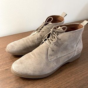 Franco Sarto Suede Lace-up Bootie